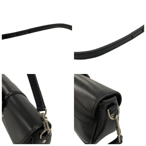 LOUIS VUITTON Pochette Montaigne Noir Epi Shoulder Bag 875-080825 - Picture 7 of 14